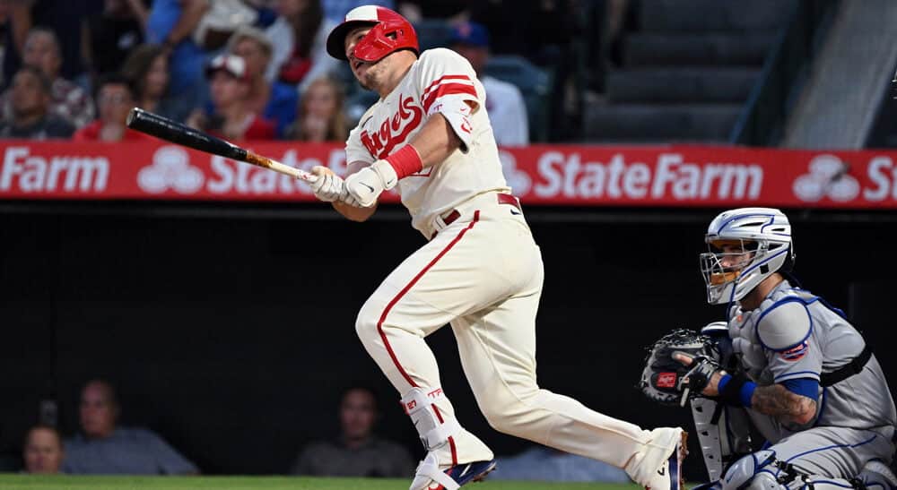 Mike Trout attempts to hit MLB Props on March 27, 2025