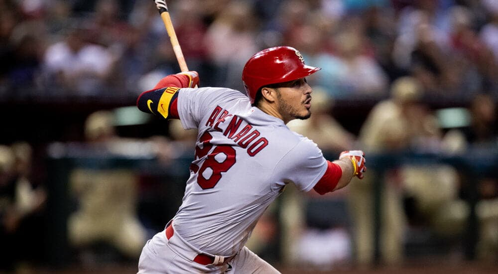 Nolan Arenado of Cardinals attempts to hit home run prop bets - April 1, 2025