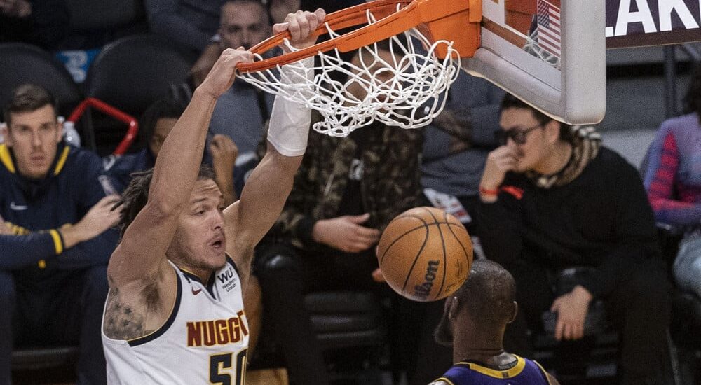 Aaron Gordon of Nuggets attempts to hit NBA Player Props for 3/24/24
