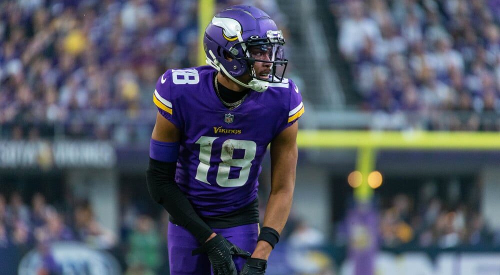 Justin Jefferson attempts to hit Monday Night Football props on 1/13/25