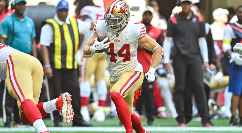Kyle Juszczyk of the San Francisco 49ers