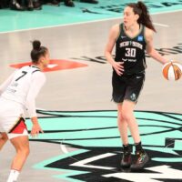 Breanna Stewart attempts to hit WNBA Player Props 9/24/24