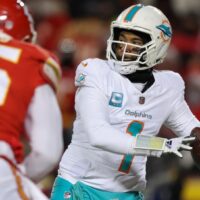 Tua Tagovailoa of the Miami Dolphins