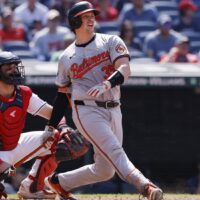 Adley Rutschman attempts to hit home run prop bets on March 27, 2025