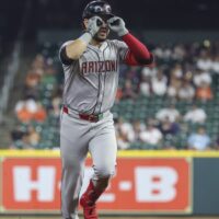 Eugenio Suarez hits home run prop bets on March 28, 2025