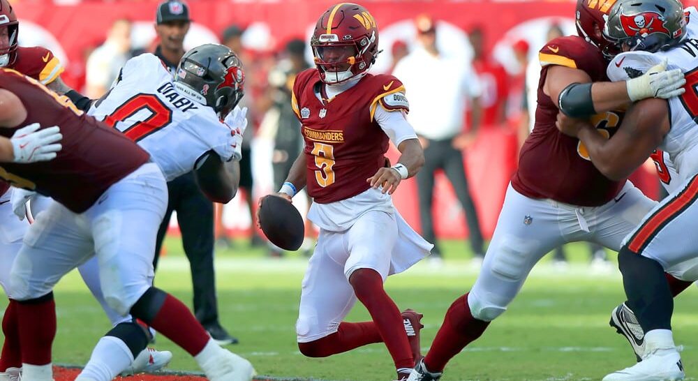 QB Jayden Daniels of the Washington Commanders