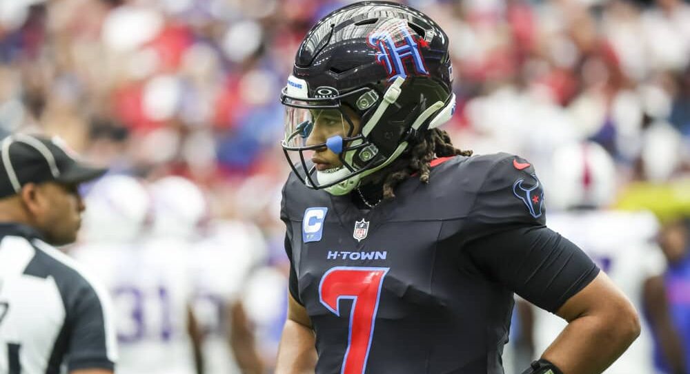 CJ Stroud attempts to pass Monday Night Football props 2025 NFL Week 7