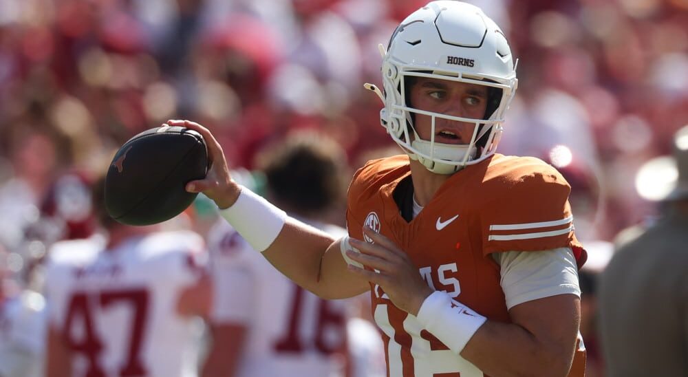 Arch Manning college football player props week 8