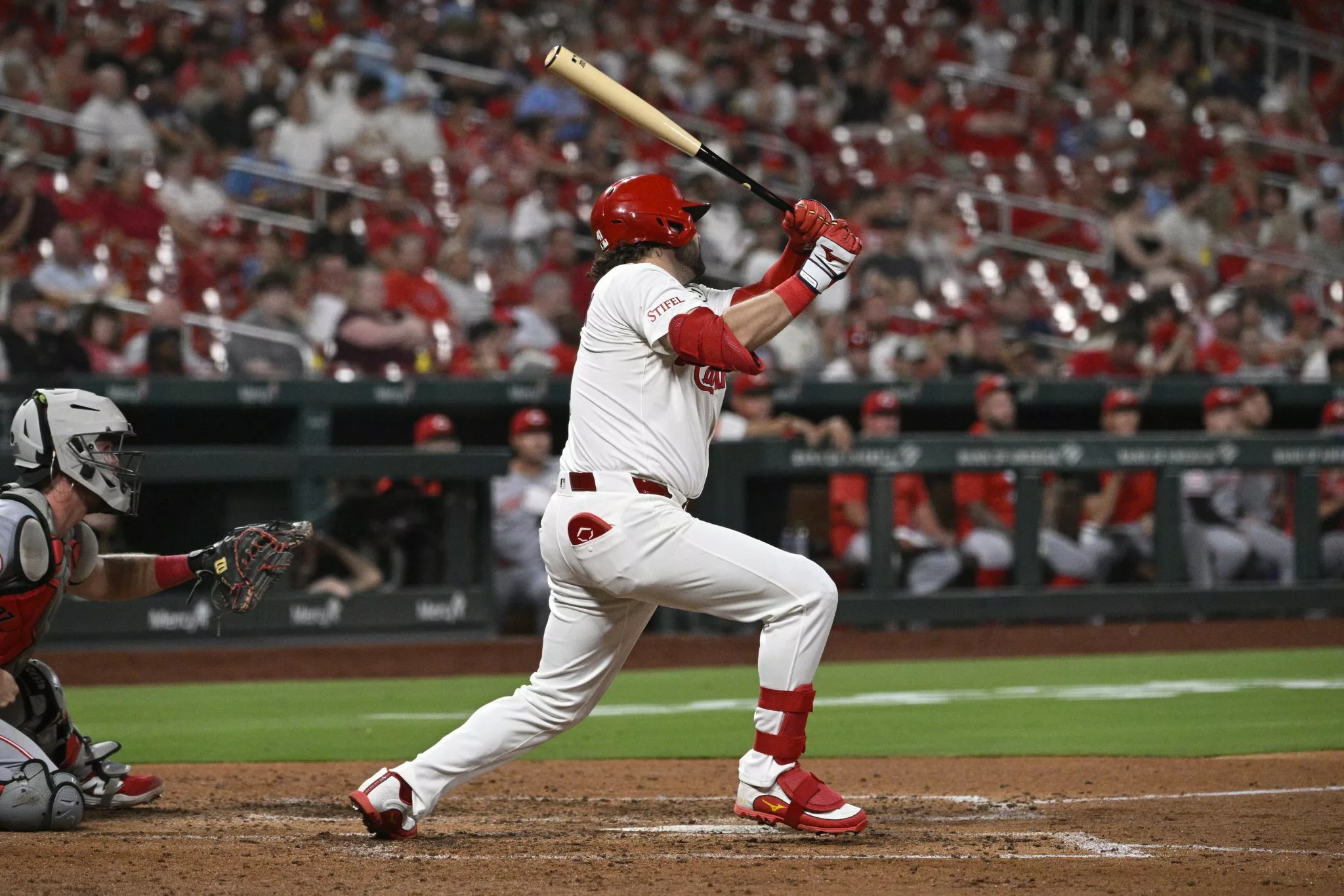 Alec Burleson looks to lead the Cardinals Over the Brewers