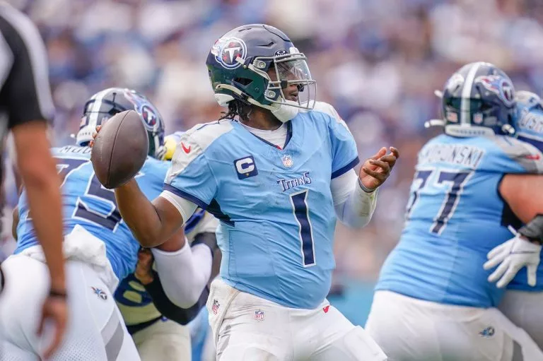 Cam Ward looks to lead the Titans over the Colts