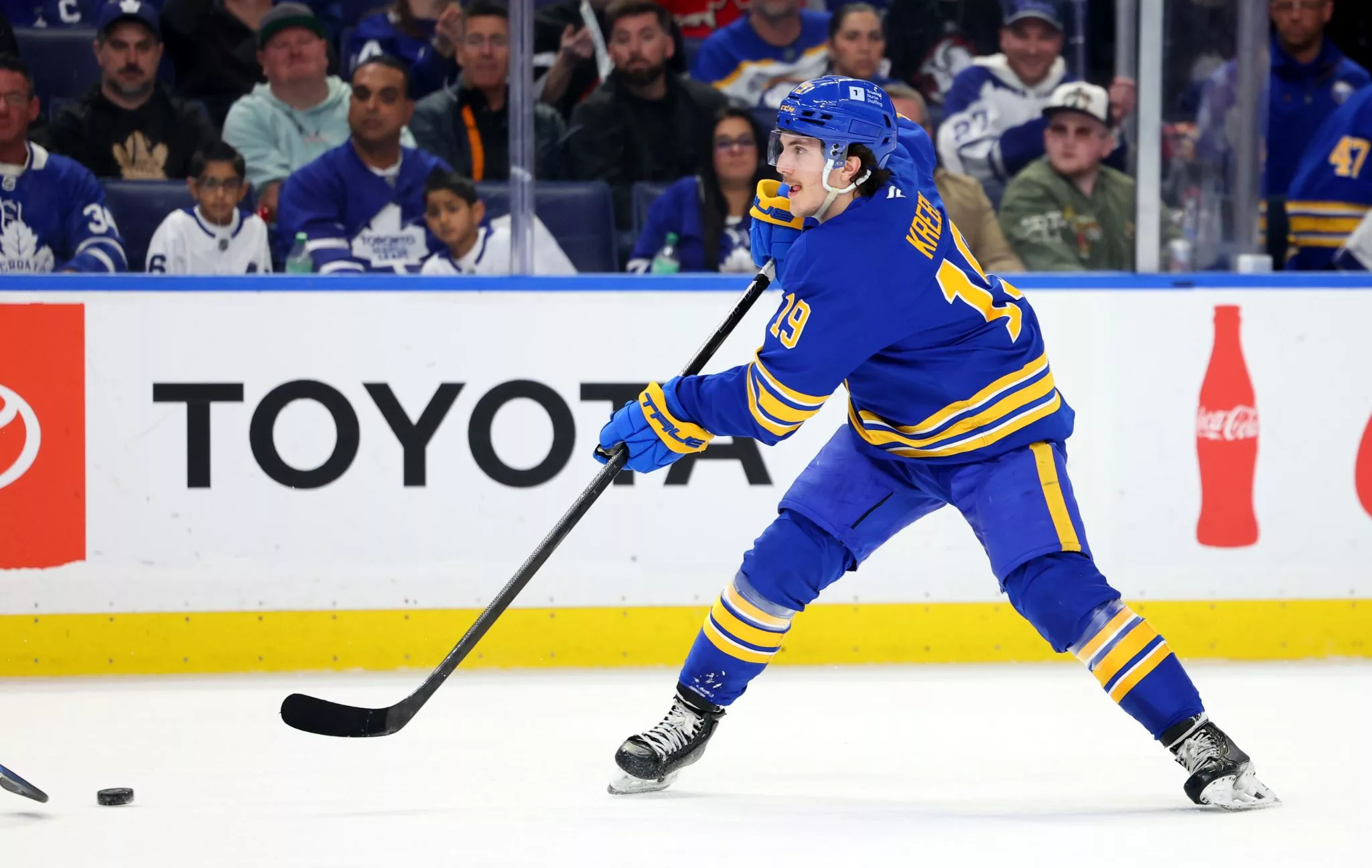 Peyton Krebs looks to lead the Sabres over the Bruins