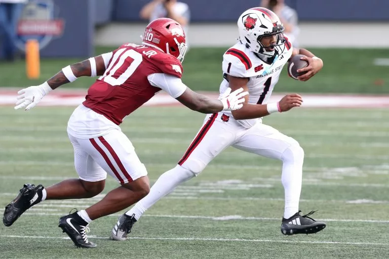 Jaylen Raynor looks to lead the Red Wolves over the Bobcats