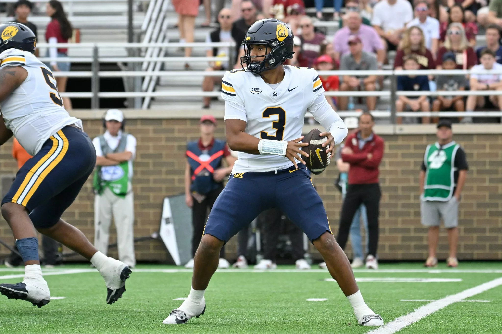 Jaron-Keawe Sagapolutele looks to lead the Bears over the Blue Devils
