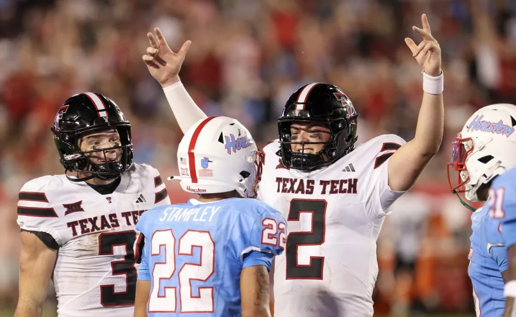 Behren Morton looks to lead the Red Raiders over the Jayhawks