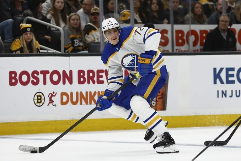 Tage Thompson looks to lead the Sabres over the Senators