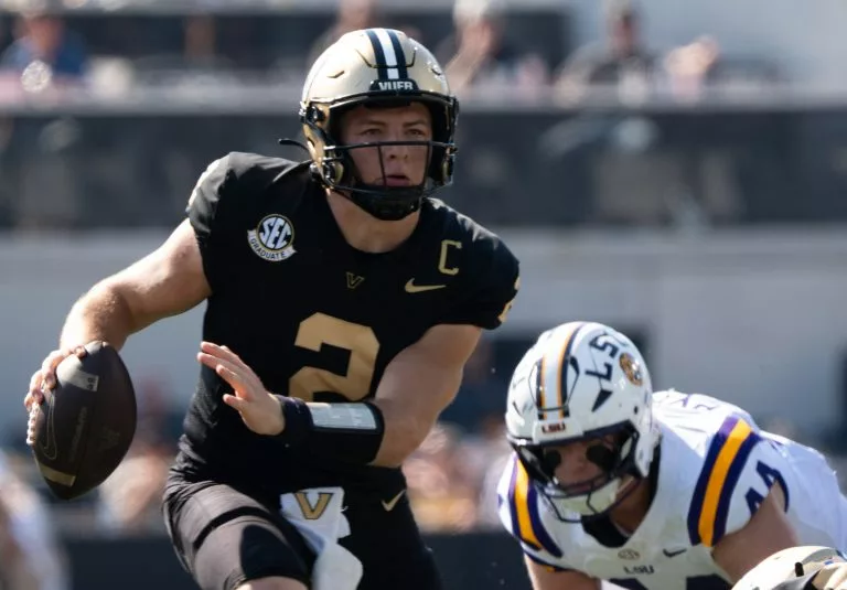 Diego Pavia looks to lead the Commodores over the Tigers