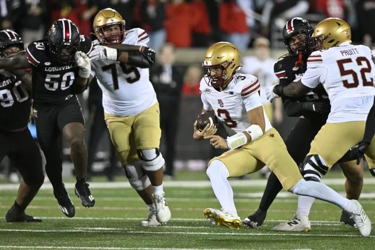 Grayson James looks to lead the Eagles over the Irish