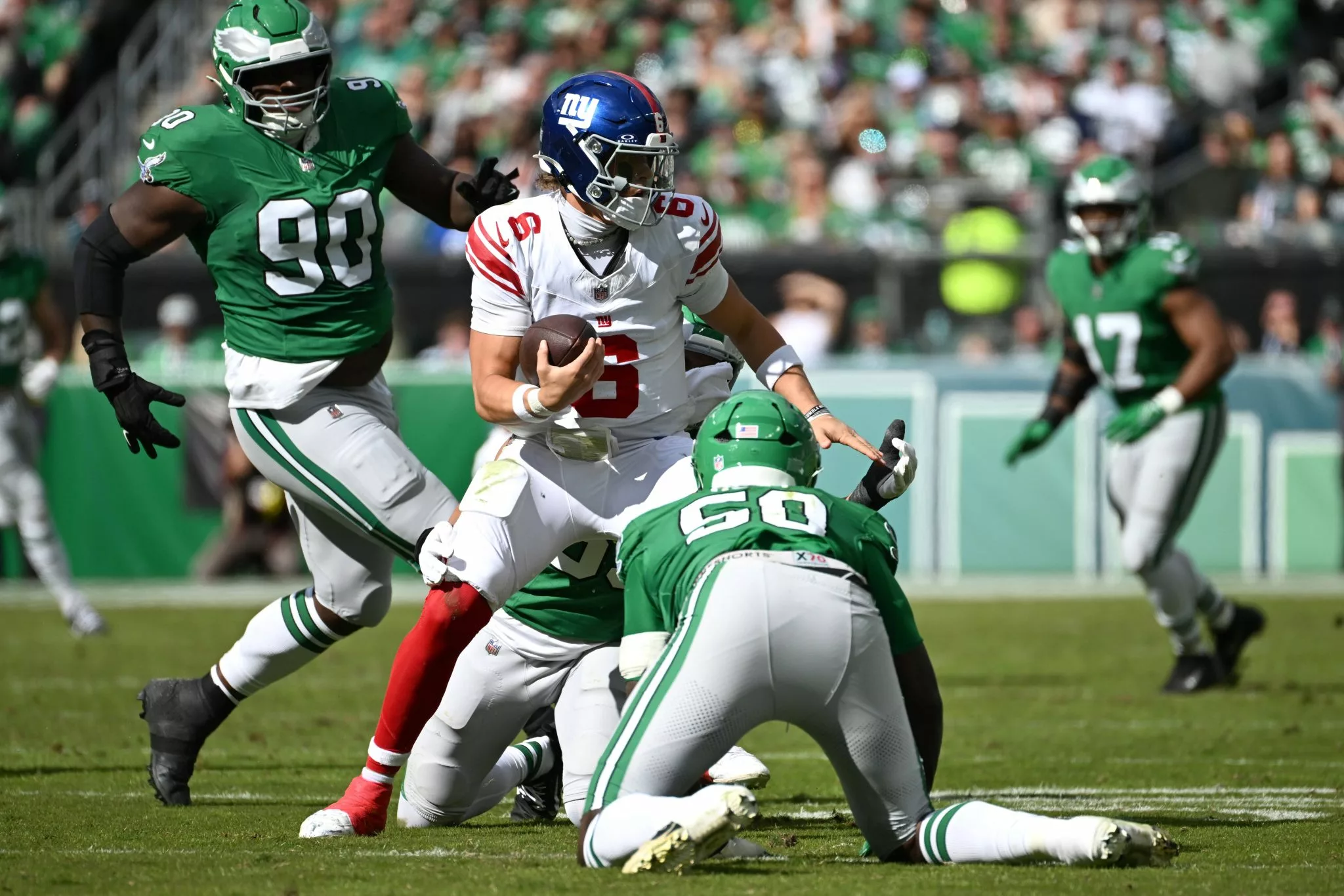 New York Giants quarterback Jaxson Dart