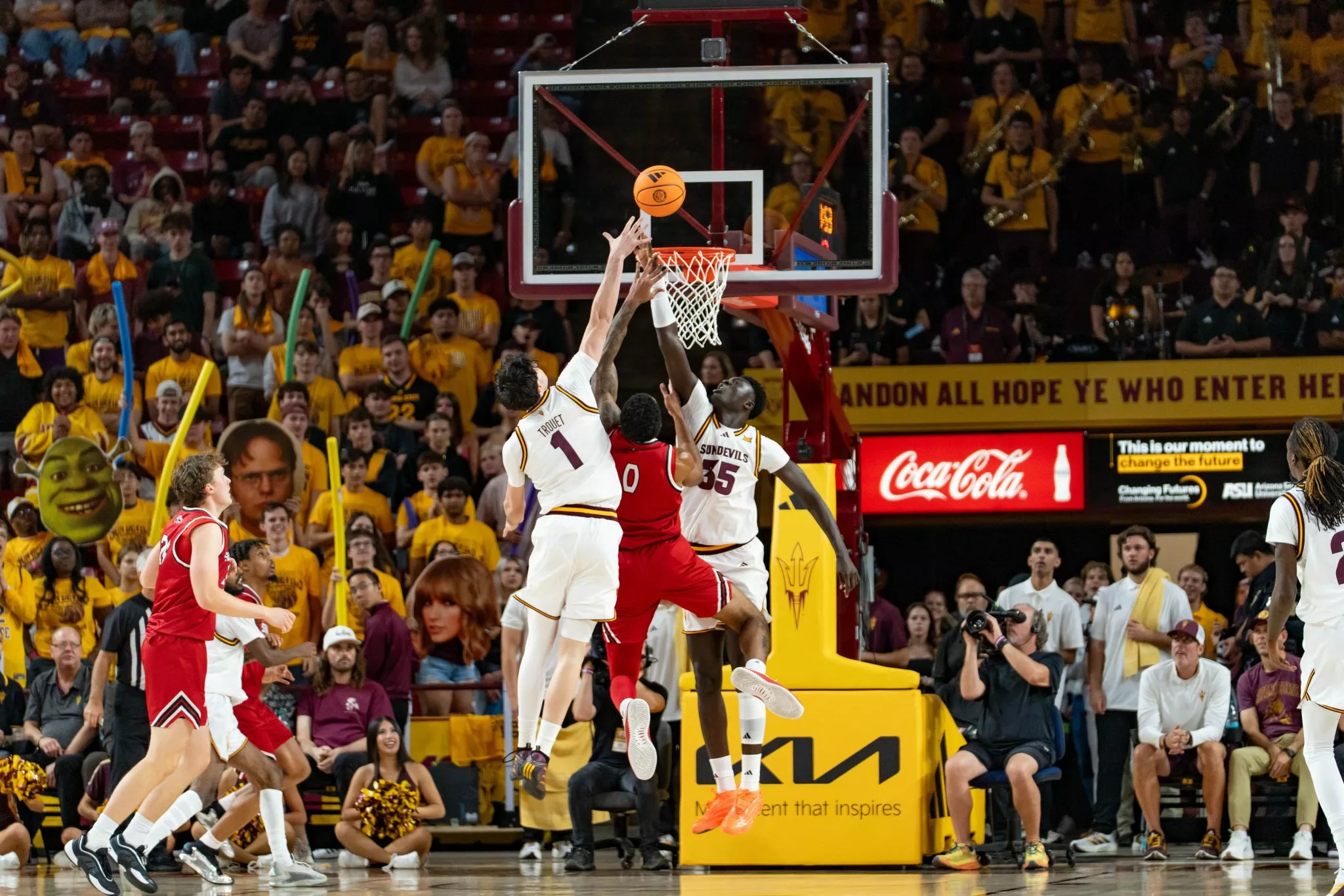 Massamba Diop looks to lead the Sun Devils over the Bulldogs