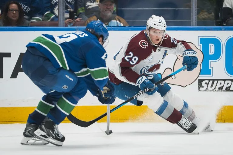 Nathan MacKinnon looks to lead the Avs over the Sabres