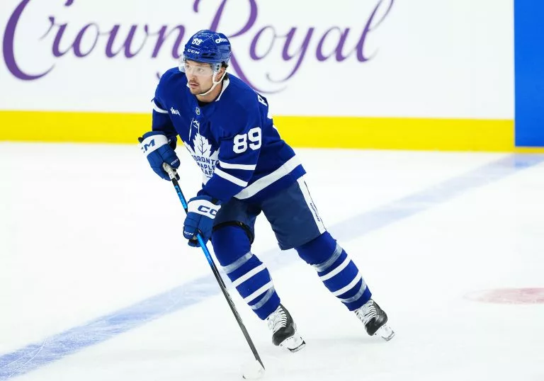 Nicholas Robertson looks to lead the Maple Leafs over the Blues