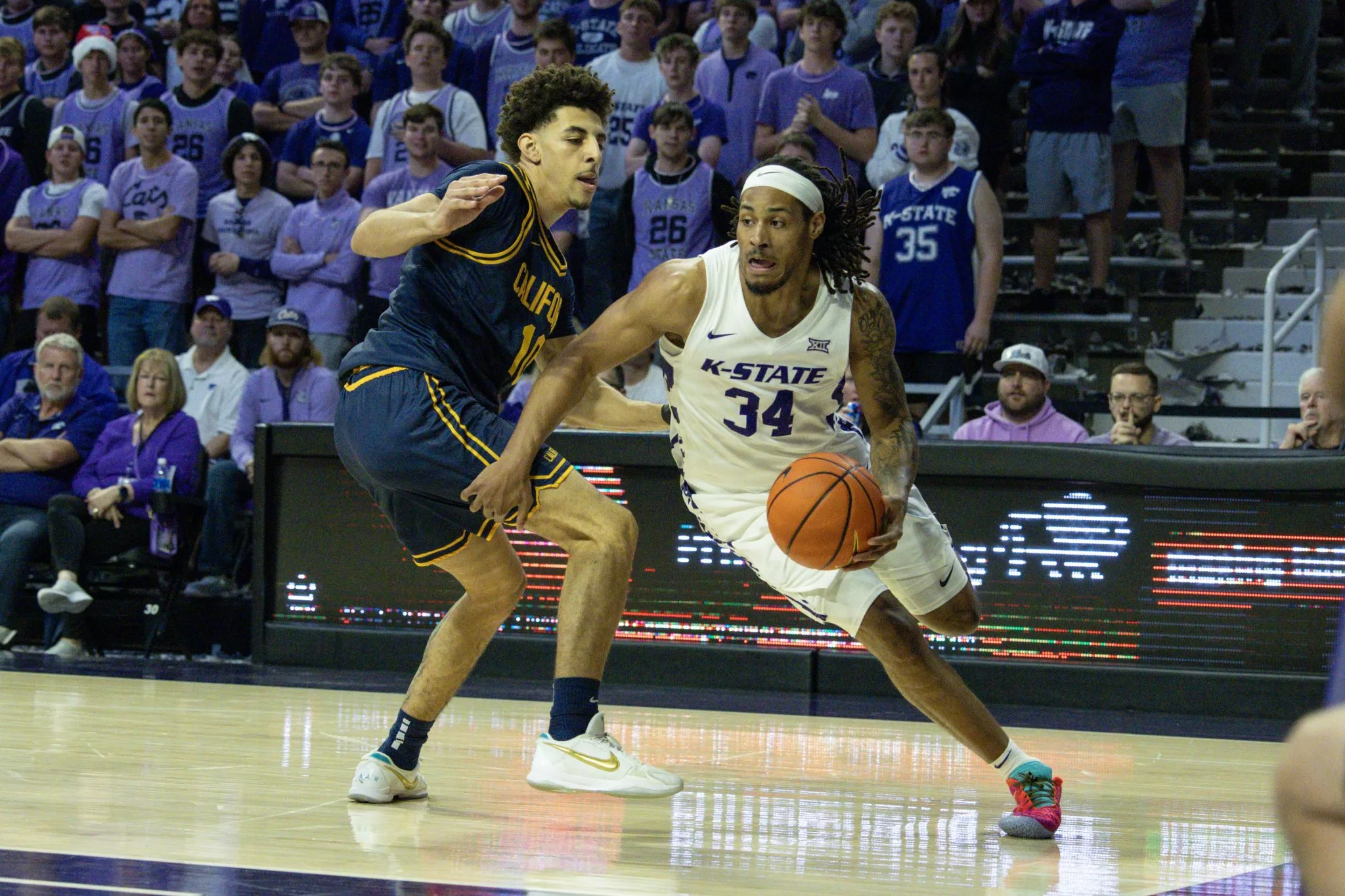 Nate Johnson looks to lead the Wildcats over the Bulldogs.