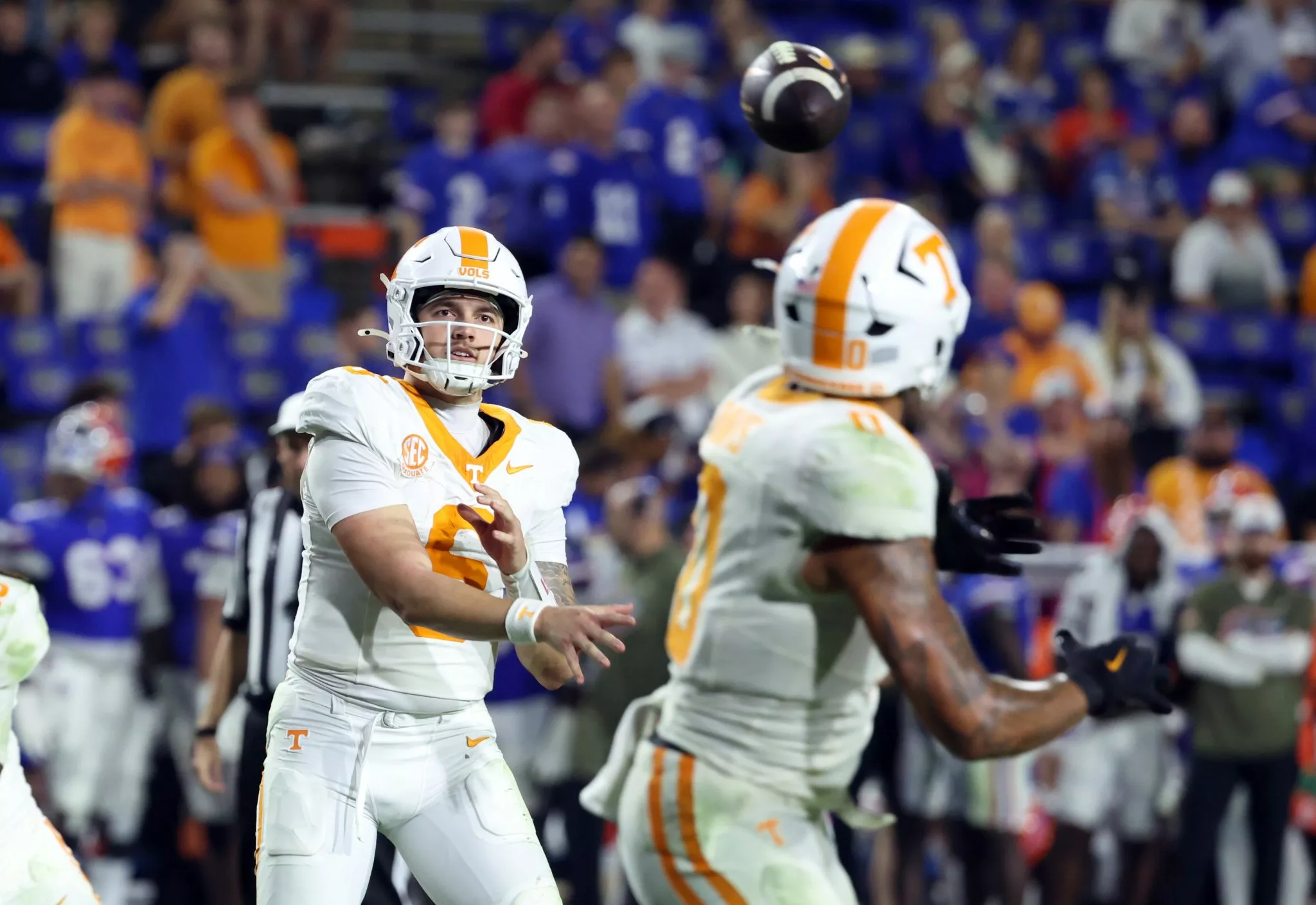 Joey Aguilar looks to lead the Vols over the Comodores