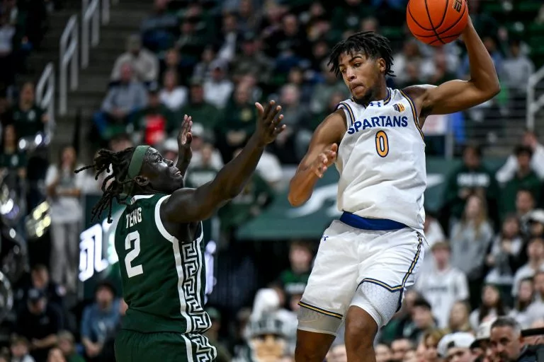 Colby Garland looks to lead the Spartans over the Beach.