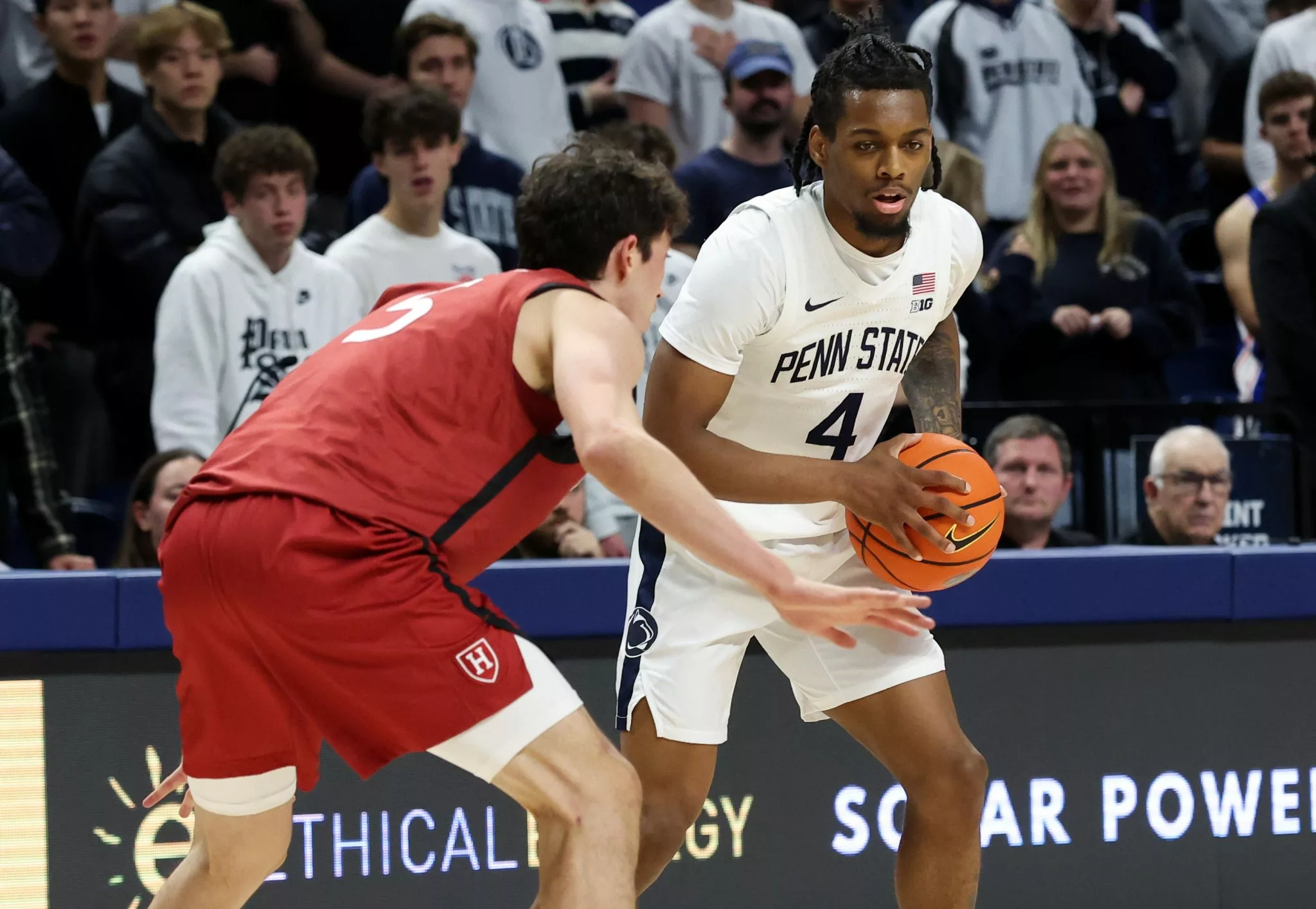 Kayden Mingo looks to lead the Nittany Lions over the Spartans