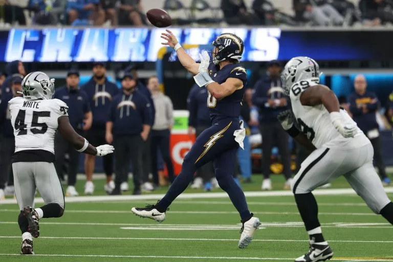 Justin Herbert looks to lead the Chargers over the Eagles