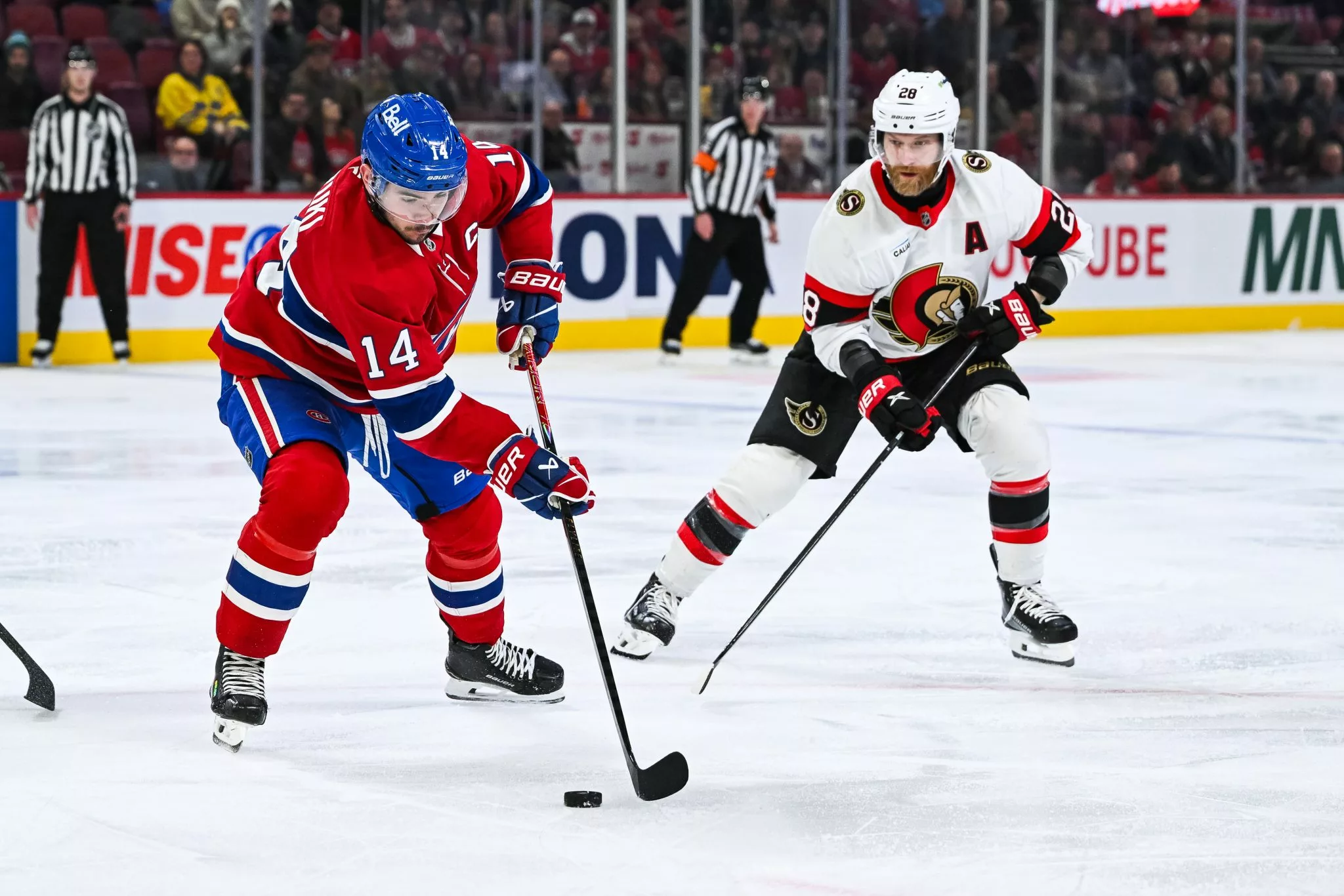 Nick Suzuki looks to lead the Canadiens over the Jets
