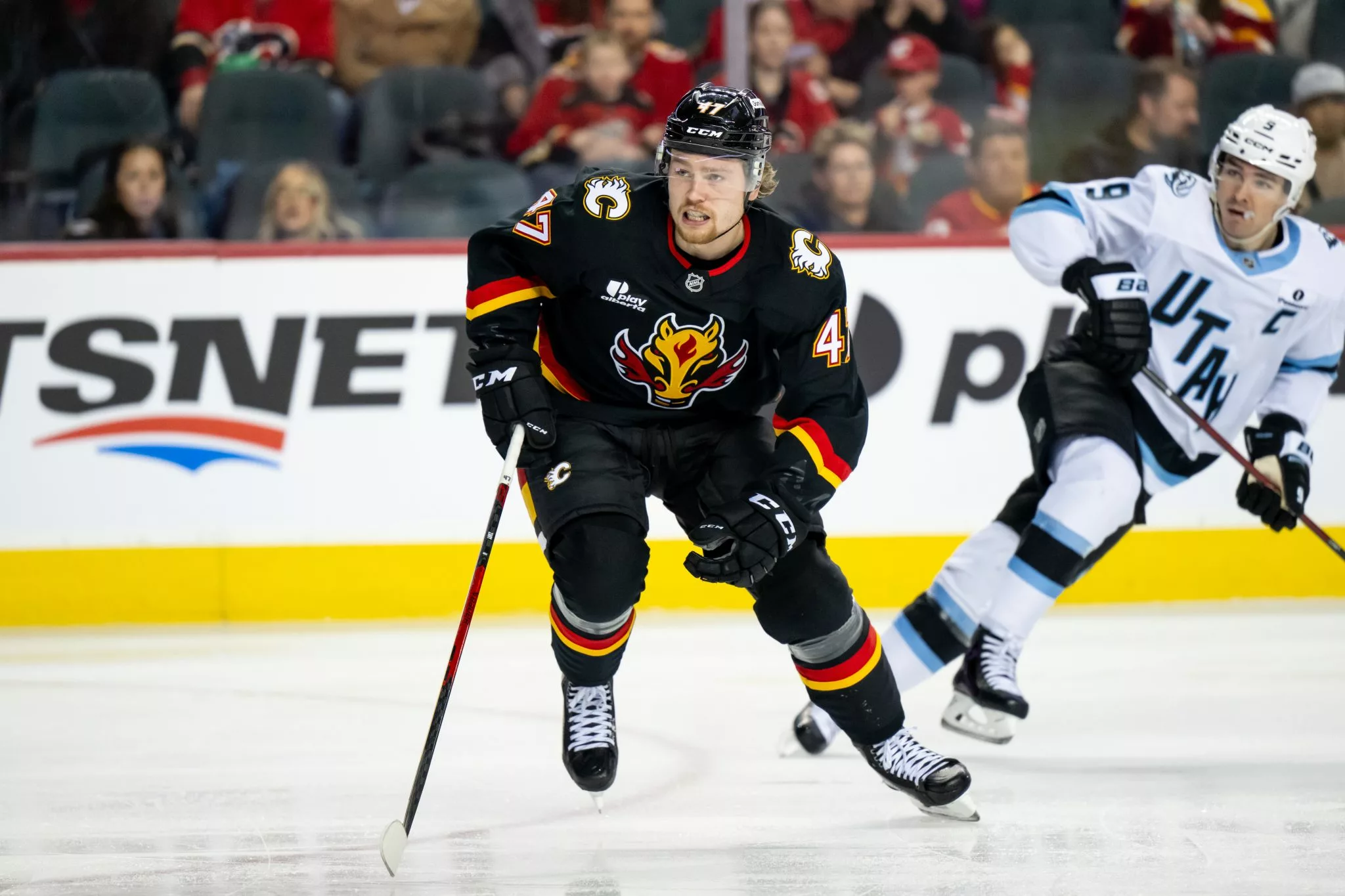 Connor Zary looks to lead the Flames over the Sabres