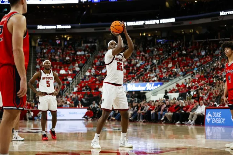 Ven-Allen Lubin looks to lead the Wolfpack over the Jayhawks